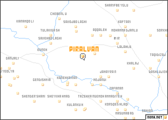 map of Pīr Ālvān