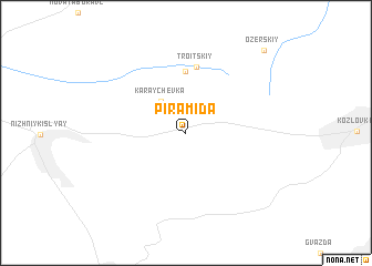 map of Piramida