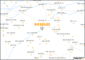 map of Pirǝmsǝn