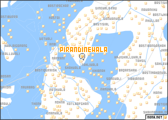 map of Pīrandīnewāla