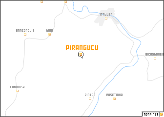 map of Piranguçu