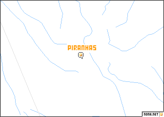 map of Piranhas