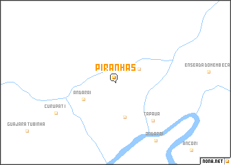 map of Piranhas