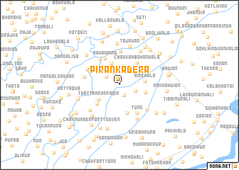map of Pirān Ka Dera
