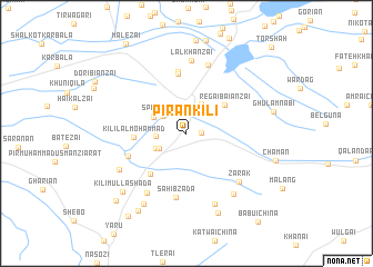 map of Pīrān Kili