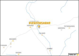 map of Pīran-na-Shahr
