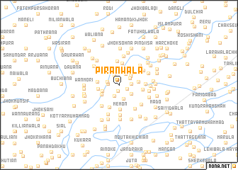 map of Pīrānwāla