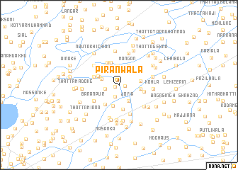 map of Pīrānwāla