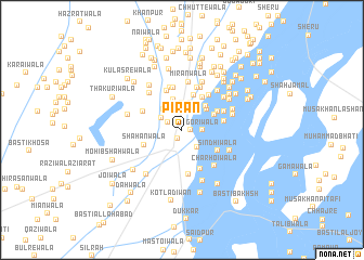 map of Pīrān