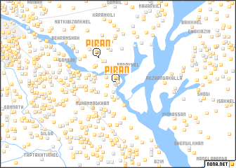 map of Pirān