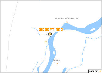 map of Pirapetinga