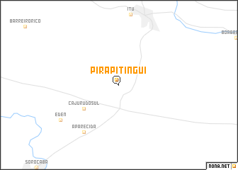 map of Pirapitingui