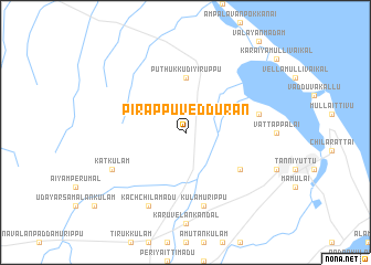 map of Pirappuvedduran