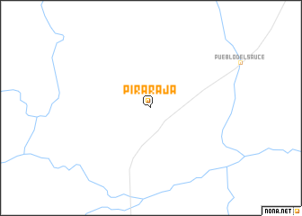 map of Pirarajá