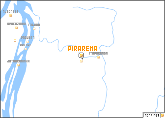 map of Pirarema