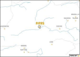map of Piras