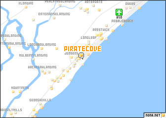map of Pirate Cove