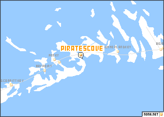 map of Pirates Cove