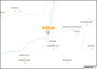 map of Pirauá
