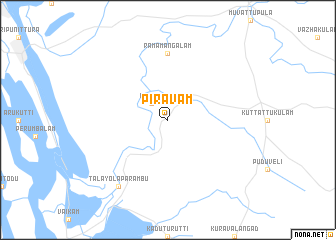 map of Piravam