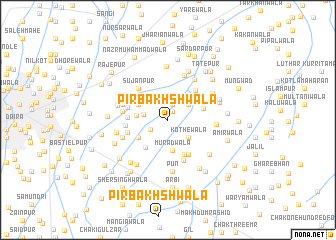 map of Pīr Bakhshwāla