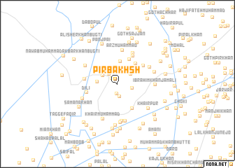 map of Pīr Bakhsh