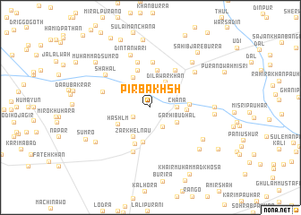 map of Pīr Bakhsh