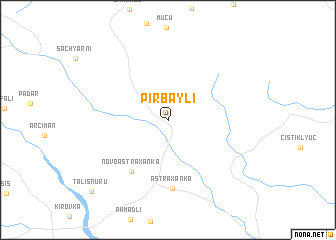 map of Pirbǝyli