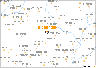 map of Pīr Bodāgh