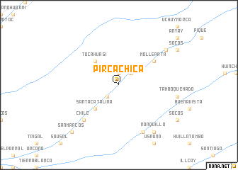 map of Pirca Chica