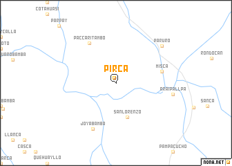 map of Pirca