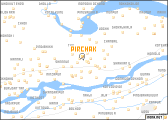 map of Pīr Chak