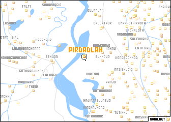 map of Pir Dādlāh