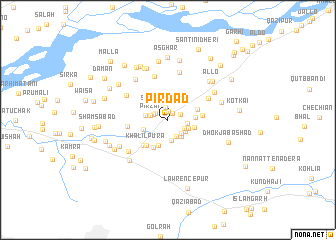 map of Pīrdād