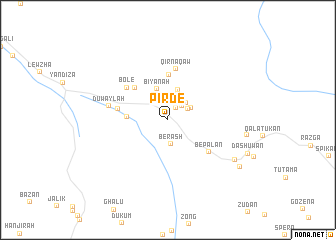 map of Pirdē