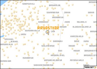 map of Pīr Dost Kor