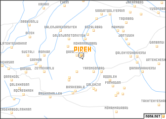 map of Pīreh