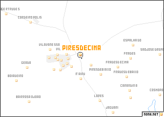 map of Pires de Cima