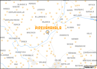 map of Pireva Mahala