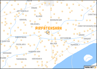 map of Pīr Fateh Shāh