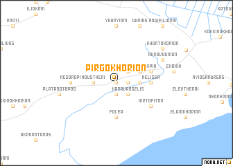 map of Pirgokhórion