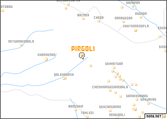 map of Pīr Golī