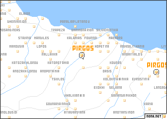 map of Pírgos