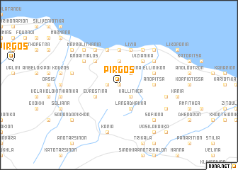 map of Pírgos