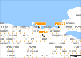 map of Pírgos