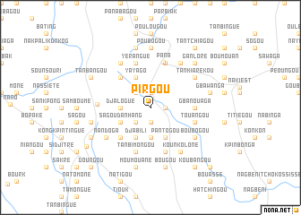 map of Pirgou