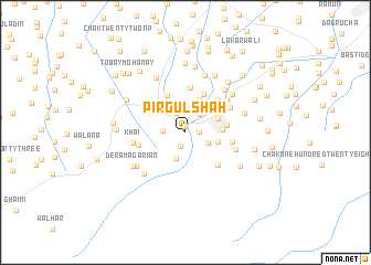 map of Pir Gul Shāh