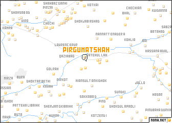 map of Pir Gumat Shāh