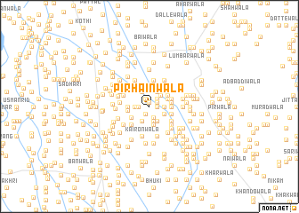 map of Pīrhāīnwāla