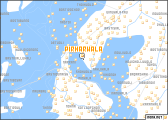 map of Pīrhārwāla